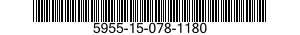 5955-15-078-1180 CRYSTAL UNIT,QUARTZ 5955150781180 150781180