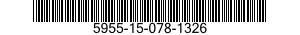 5955-15-078-1326 CRYSTAL UNIT,QUARTZ 5955150781326 150781326