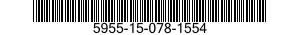 5955-15-078-1554 CRYSTAL UNIT,QUARTZ 5955150781554 150781554