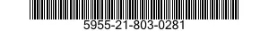 5955-21-803-0281  5955218030281 218030281