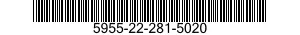 5955-22-281-5020  5955222815020 222815020