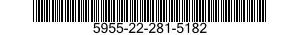 5955-22-281-5182  5955222815182 222815182