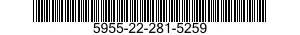 5955-22-281-5259  5955222815259 222815259