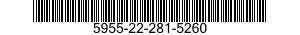 5955-22-281-5260  5955222815260 222815260