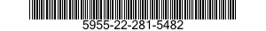5955-22-281-5482  5955222815482 222815482