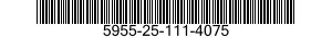 5955-25-111-4075  5955251114075 251114075