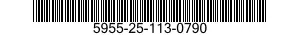 5955-25-113-0790 CRYSTAL UNIT,QUARTZ 5955251130790 251130790