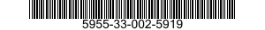 5955-33-002-5919 CRYSTAL UNIT,QUARTZ 5955330025919 330025919