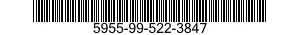 5955-99-522-3847 CRYSTAL UNIT,QUARTZ 5955995223847 995223847
