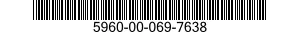 5960-00-069-7638 ELECTRON TUBE 5960000697638 000697638