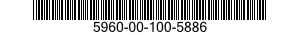 5960-00-100-5886 ELECTRON TUBE 5960001005886 001005886