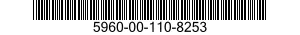 5960-00-110-8253 ELECTRON TUBE 5960001108253 001108253