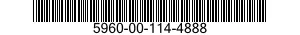 5960-00-114-4888 ELECTRON TUBE 5960001144888 001144888
