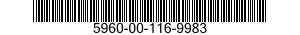 5960-00-116-9983 ELECTRON TUBE 5960001169983 001169983