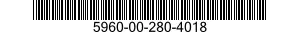 5960-00-280-4018 CASE,ELECTRON TUBE 5960002804018 002804018