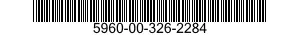 5960-00-326-2284 ELECTRON TUBE 5960003262284 003262284