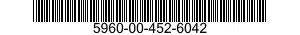5960-00-452-6042 ELECTRON TUBE 5960004526042 004526042