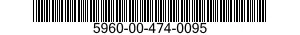 5960-00-474-0095 ELECTRON TUBE 5960004740095 004740095