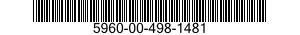 5960-00-498-1481  5960004981481 004981481