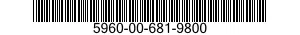 5960-00-681-9800 ELECTRON TUBE 5960006819800 006819800