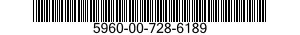 5960-00-728-6189 TRANSISTOR 5960007286189 007286189