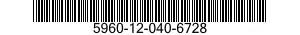 5960-12-040-6728  5960120406728 120406728