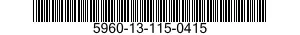 5960-13-115-0415 ELECTRON TUBE 5960131150415 131150415