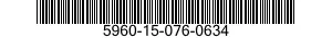5960-15-076-0634 ELECTRON TUBE 5960150760634 150760634