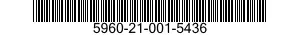 5960-21-001-5436 SEMICONDUCTOR DEVICE,DIODE 5960210015436 210015436