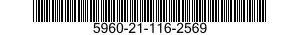 5960-21-116-2569 SEMICONDUCTOR DEVICE,DIODE 5960211162569 211162569