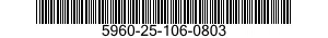 5960-25-106-0803 SEMICONDUCTOR DEVICE,DIODE 5960251060803 251060803