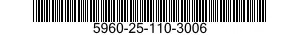 5960-25-110-3006 ELECTRON TUBE 5960251103006 251103006