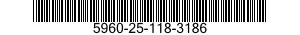 5960-25-118-3186 ELECTRON TUBE 5960251183186 251183186