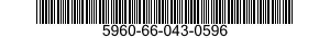 5960-66-043-0596 ELECTRON TUBE 5960660430596 660430596