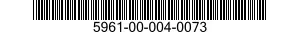 5961-00-004-0073 COVER,SEMICONDUCTOR DEVICE 5961000040073 000040073