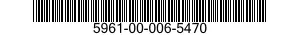 5961-00-006-5470 TRANSISTOR 5961000065470 000065470