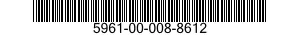 5961-00-008-8612 RECTIFIER,SEMICONDUCTOR DEVICE 5961000088612 000088612