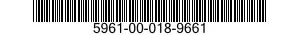 5961-00-018-9661 TRANSISTOR 5961000189661 000189661