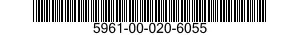 5961-00-020-6055 TRANSISTOR 5961000206055 000206055