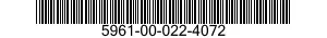5961-00-022-4072  5961000224072 000224072