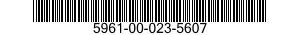 5961-00-023-5607 SEMICONDUCTOR DEVICE,DIODE 5961000235607 000235607