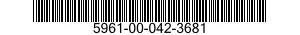5961-00-042-3681  5961000423681 000423681