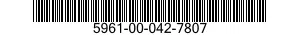 5961-00-042-7807  5961000427807 000427807