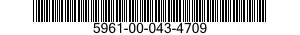5961-00-043-4709  5961000434709 000434709