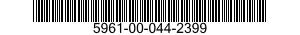 5961-00-044-2399 HOLDER,SEMICONDUCTOR DEVICE 5961000442399 000442399