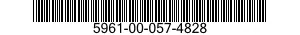 5961-00-057-4828 SEMICONDUCTOR DEVICE,DIODE 5961000574828 000574828