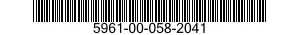 5961-00-058-2041  5961000582041 000582041