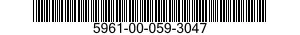 5961-00-059-3047 SEMICONDUCTOR DEVICE,DIODE 5961000593047 000593047