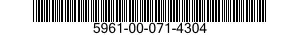 5961-00-071-4304  5961000714304 000714304