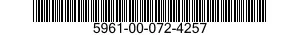 5961-00-072-4257  5961000724257 000724257
